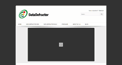 Desktop Screenshot of datadefractor.com